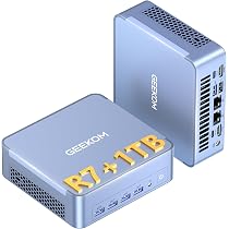 【未開封品】GEEKOM AシリーズミニPC GEEKOM Mini Pc Ax8 Max, Dual 2.5G Lan Amd Ryzen 7 8745Hs (Até 4,9
